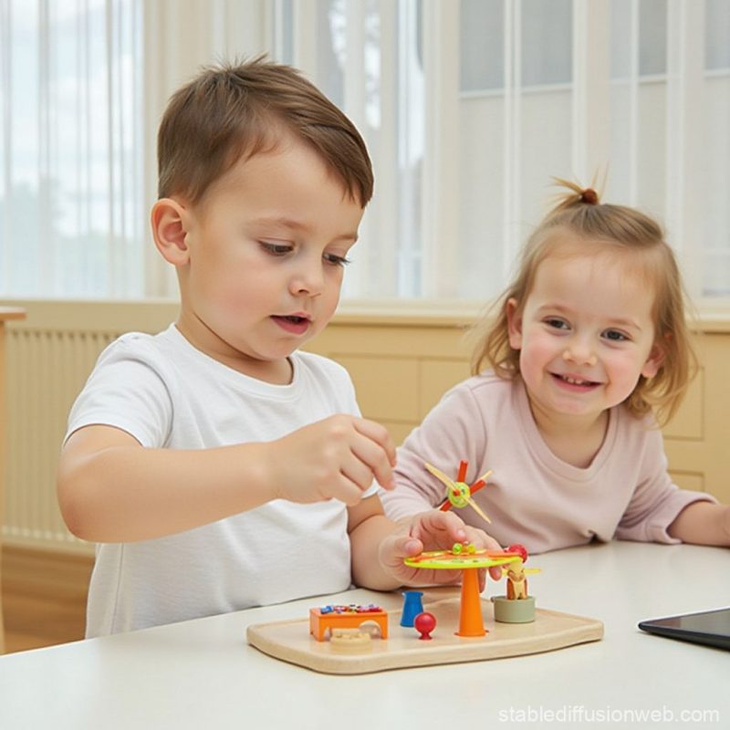 jouets Sensoriels pour Enfants Malvoyants et Non-voyants