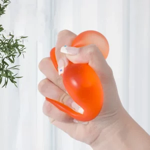 Balle Anti-Stress à Presser – Fidget Sensoriel TDAH - Orange