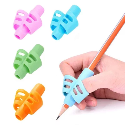 Guides-doigts en silicone pour la prise du stylo