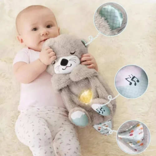 Peluche Musicale Bébé - Veilleuse Respirante  - 0 à 36 Mois – Image 5