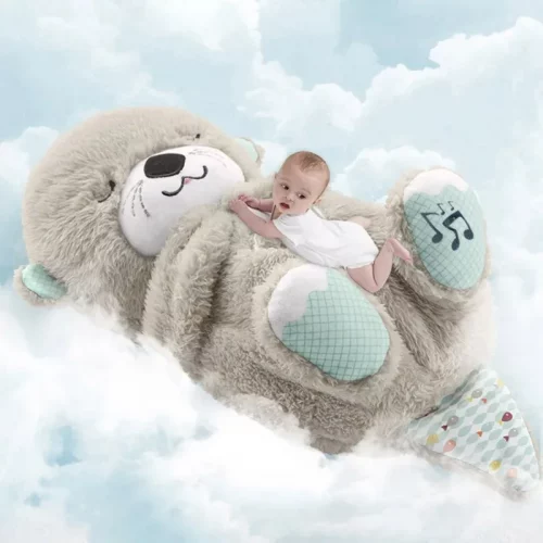 Peluche Musicale Bébé - Veilleuse Respirante  - 0 à 36 Mois – Image 2