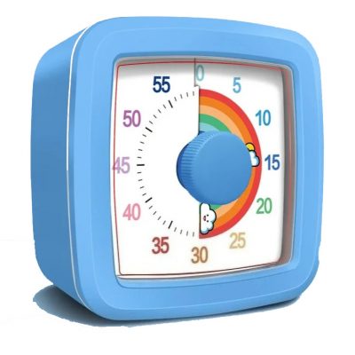 Minuteur visuel silencieux à disque coloré