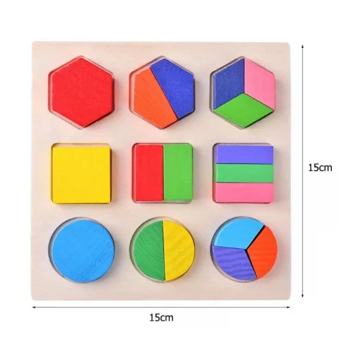 Puzzle Montessori Enfant 2-6 ans - Formes Bois - LeoBelo – Image 6