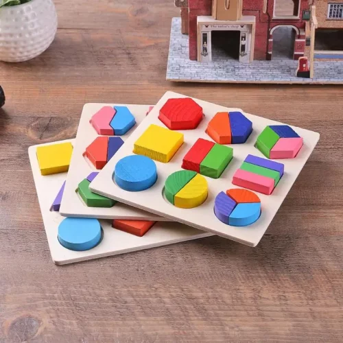 Puzzle Montessori Enfant 2-6 ans - Formes Bois - LeoBelo – Image 4
