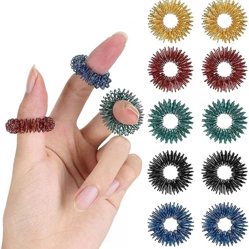 Lot familial complet 10 anneaux sensoriels anti-stress TDAH autisme livraison gratuite LeoBelo
