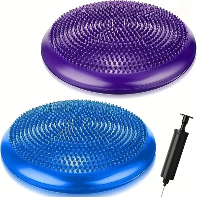 Coussin d'assise dynamique gonflable à picots
