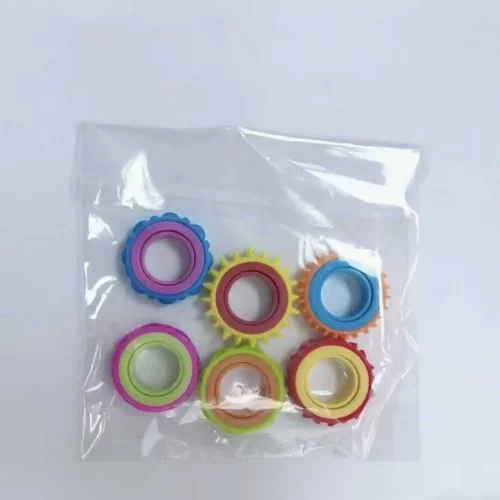 Anneaux Rotatifs Sensoriels Silencieux (Pack 6) - Fidget TDAH Autisme – Image 5