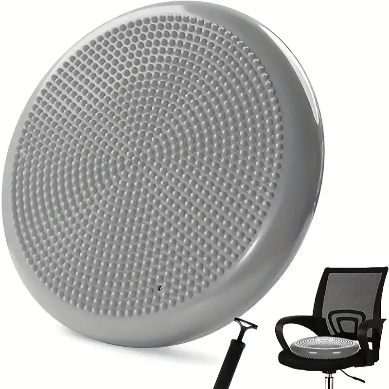 Kit équilibre Enfant TDAH - Coussin Gonflable + élastique Chaise + Pompe | Améliore Concentration, Posture, Gestion Agitation Dès 3 Ans