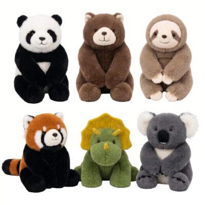 Peluche lestée à bras longs enroulés