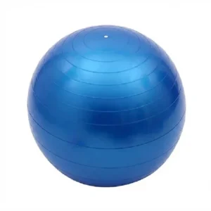 Ballon d'assise dynamique 55cm bleu PVC anti-éclatement pour concentration TDAH enfants