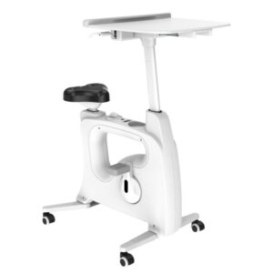 Vélo-bureau FIRST avec tablette de travail ABS 60x50 cm réglable en hauteur