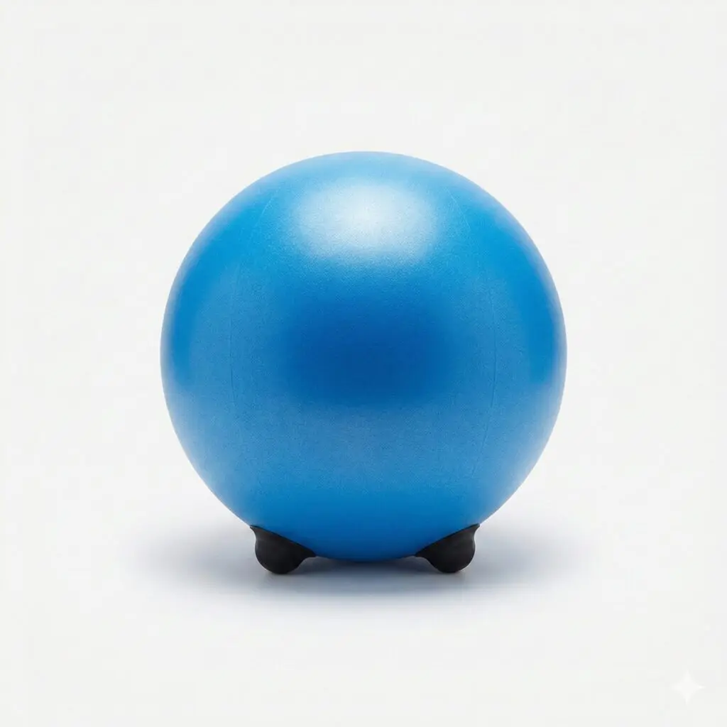 Ballon assise dynamique 55cm bleu PVC anti-éclatement enfant TDAH concentration