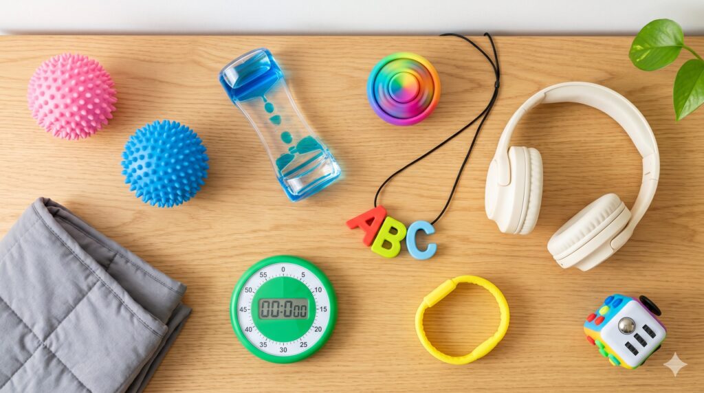 Sélection d'outils sensoriels et d'autorégulation pour enfants TDAH et TSA — LeoBelo
