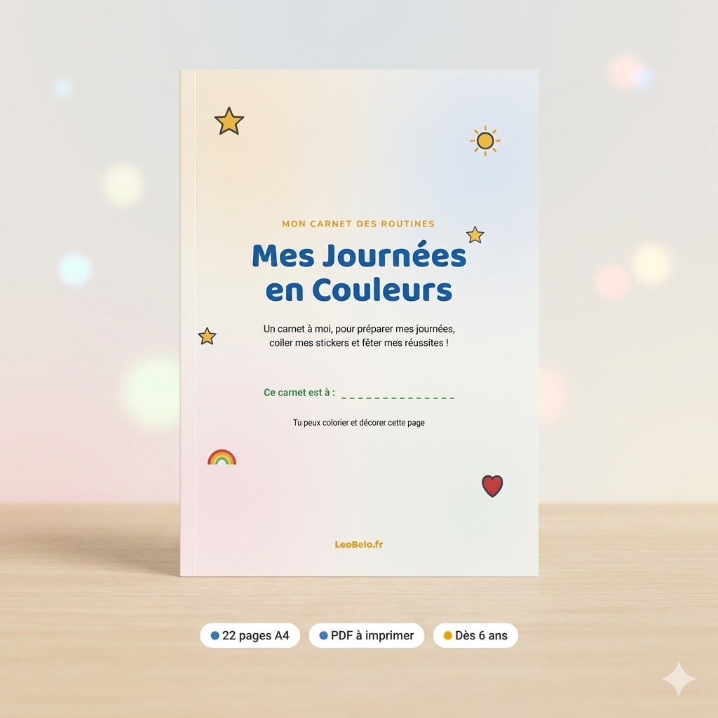 Carnet de Routines TDAH à Imprimer — Mes Journées en Couleurs