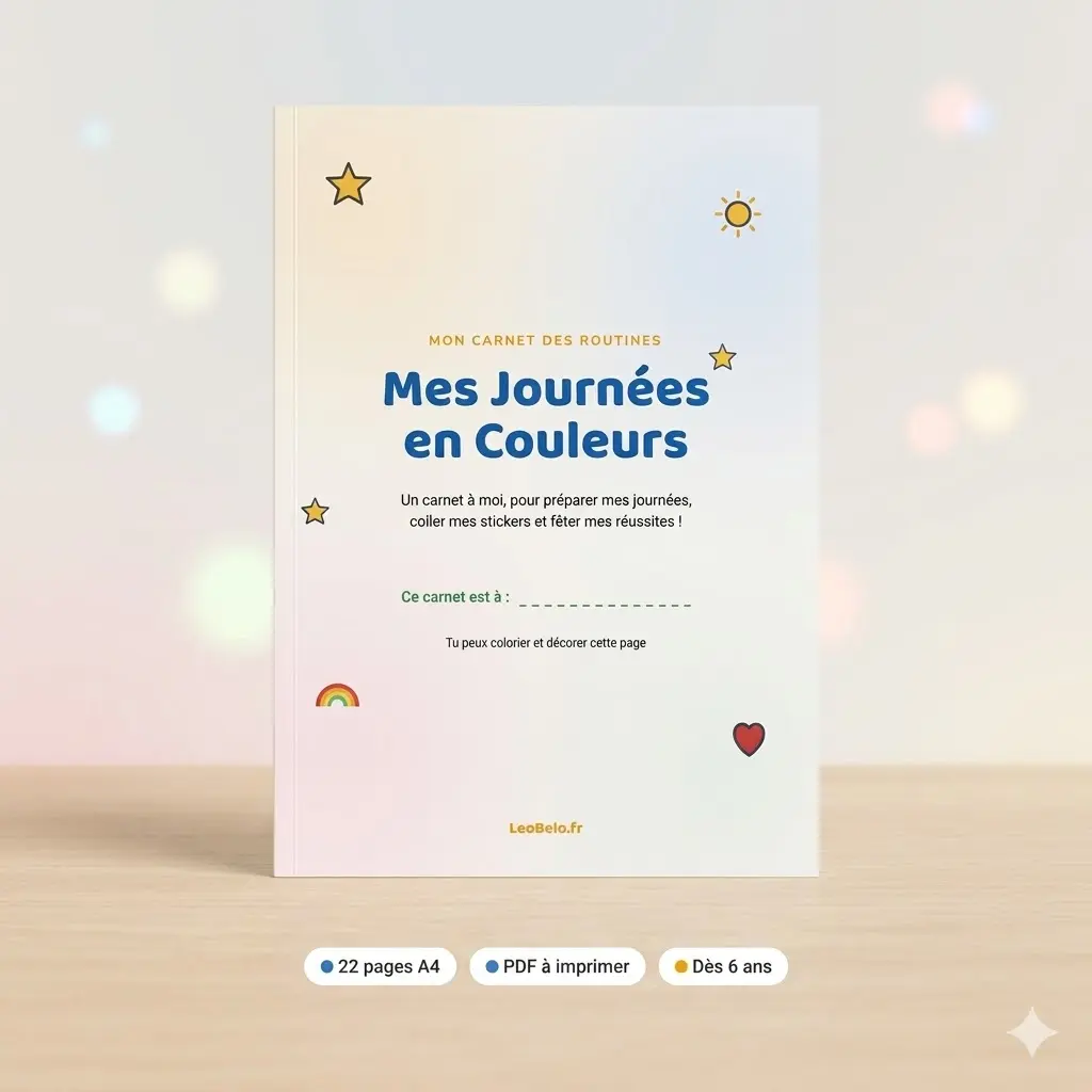 Carnet de Routines TDAH à Imprimer — Mes Journées en Couleurs