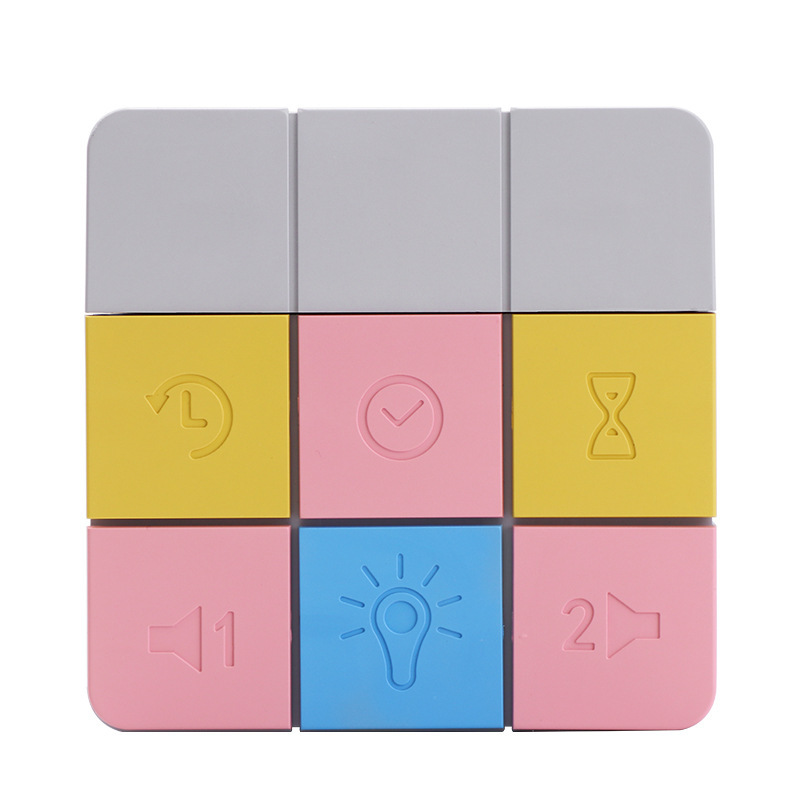 Réveil cube à minuteur et veilleuse — sans tic-tac – Image 4
