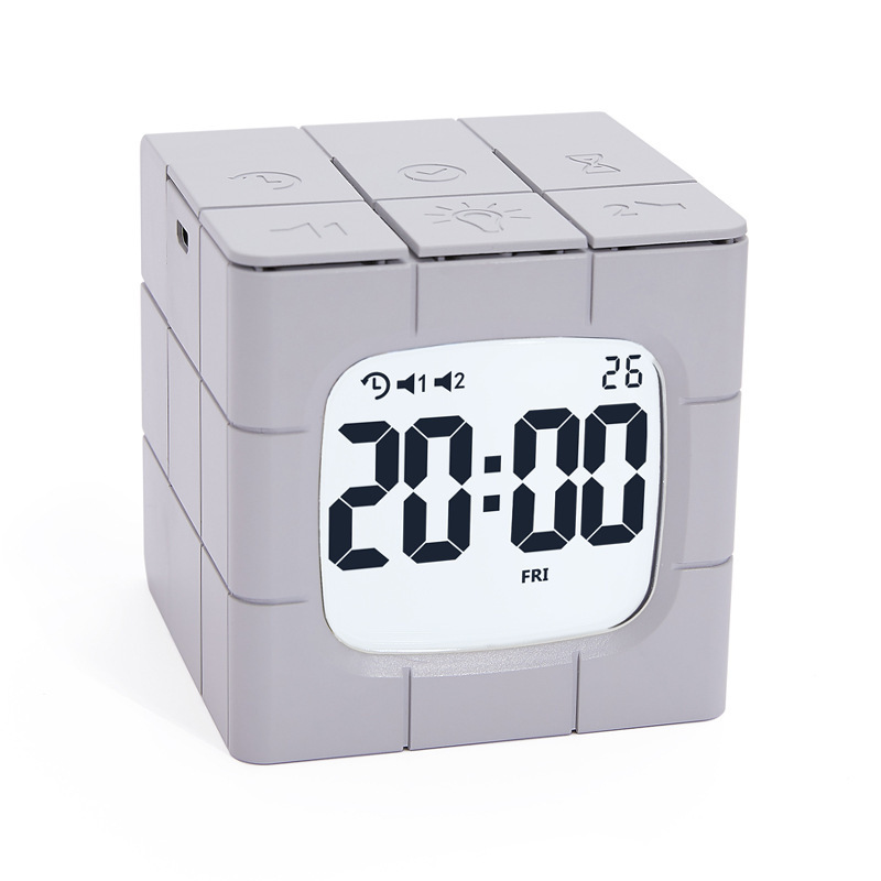 Réveil cube à minuteur et veilleuse — sans tic-tac – Image 10